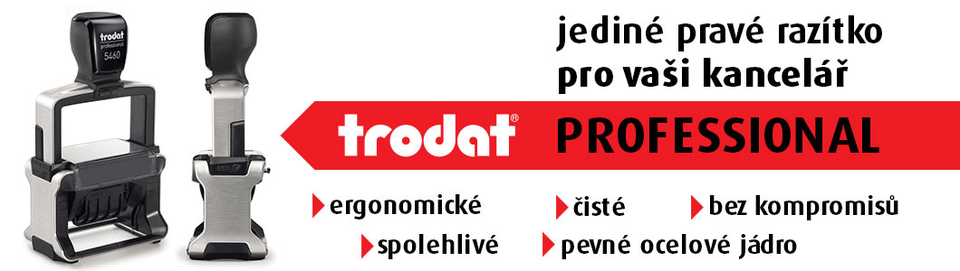 Tá pravá pečiatka 
pre vašu kanceláriu - Trodat Professional